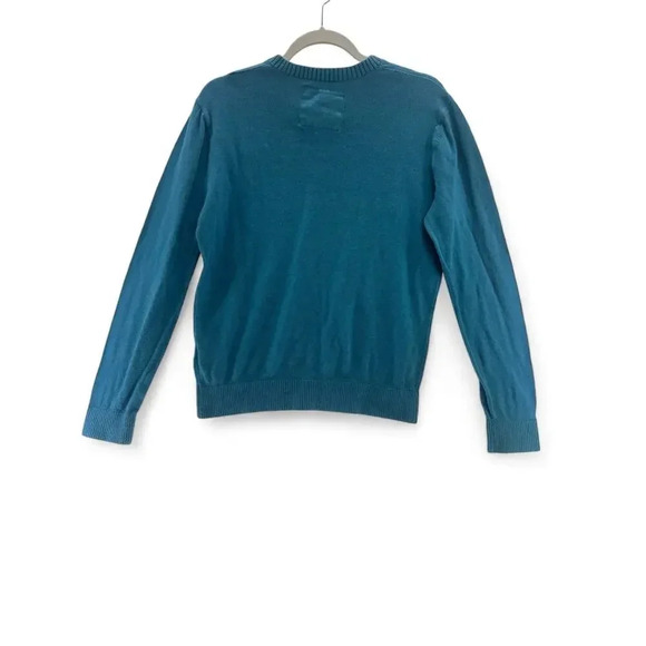 Hollister Co Mens Sweater Blue V-neckline Long Sleeve Pullover Preppy Small - Picture 5 of 5